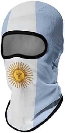 Pasamontañas Balaclava para adultos Skull Skeleton Calavera Feliz Dia de Los Muertos Mexico Disfraz Halloween Máscara Cara Ski Snowboard Buff Deporte Bandera Argentina Argentinian Flag Argentina