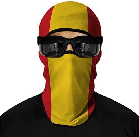 Pasamontañas Balaclava para adultos  Disfraz Halloween Máscara Cara Ski Snowboard Buff Deporte Bandera España Spanish Flag Spain
