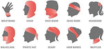 Braga Cuello Tubular para niños Disfraz Halloween Máscara Cara Ski Snowboard Buff Deporte Muñeco de Nieve Snowman Navidad