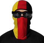 Pasamontañas Balaclava para adultos Skull Skeleton Calavera Feliz Dia de Los Muertos Mexico Disfraz Halloween Máscara Cara Ski Snowboard Buff Deporte Bandera Alemania Germany Flag Germany