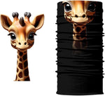 Braga Cuello Tubular para niños jirafa Animal máscara 