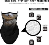 Braga Cuello Tubular para niños Animal gato Disfraz Halloween Máscara Cara Ski Snowboard Buff Deporte 
