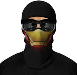 Pasamontañas Balaclava para adultos Disfraz Halloween Máscara Cara Ski Snowboard Buff Deporte Iron Man Man of Steel Marvel Comics Marvel Universe MCU Avengers Vengadores