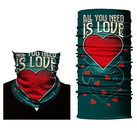 Braga Cuello Tubular · All you need is love Negro