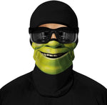 Pasamontañas Balaclava para adultos Disfraz Halloween Máscara Cara Ski Snowboard Buff Deporte Shrek