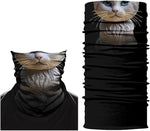 Braga Cuello Tubular para niños gato Animal máscara 