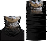 Braga Cuello Tubular para niños gato Animal máscara 