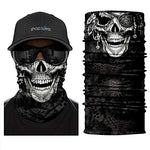 Braga Cuello Tubular para adultos Skull Skeleton Calavera Pirata Feliz Dia de Los Muertos Mexico Disfraz Halloween Máscara Cara Ski Snowboard Buff Deporte Pirate Skull