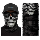 Braga Cuello Tubular para adultos Skull Skeleton Calavera Pirata Feliz Dia de Los Muertos Mexico Disfraz Halloween Máscara Cara Ski Snowboard Buff Deporte Pirate Skull