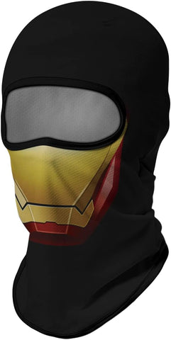 Pasamontañas Balaclava para adultos Disfraz Halloween Máscara Cara Ski Snowboard Buff Deporte Iron Man Man of Steel Marvel Comics Marvel Universe MCU Avengers Vengadores