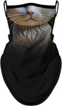 Braga Cuello Tubular para niños Animal gato Disfraz Halloween Máscara Cara Ski Snowboard Buff Deporte 