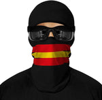 Pasamontañas Balaclava para adultos  Disfraz Halloween Máscara Cara Ski Snowboard Buff Deporte Bandera España Spanish Flag Spain