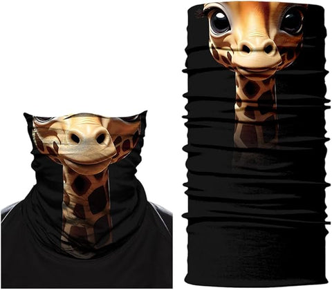 Braga Cuello Tubular para niños jirafa Animal máscara 