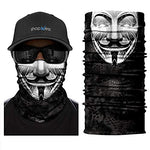 Braga Cuello Tubular Pañuelo para adultos Personaje Anonymus Personaje Vendetta La Casa de Papel Money Heist