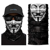Braga Cuello Tubular Pañuelo para adultos Personaje Anonymus Personaje Vendetta La Casa de Papel Money Heist