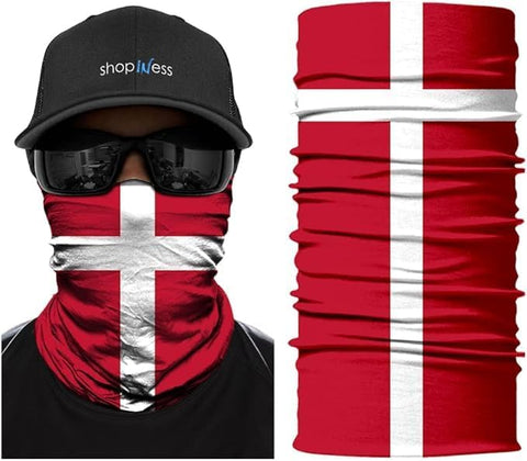 Braga Cuello Tubular · Bandera Dinamarca
