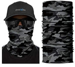Braga Cuello Tubular Pañuelo para adultos Camuflaje Gris