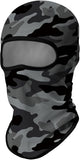 Pasamontañas Balaclava para adultos  Disfraz Halloween Máscara Cara Ski Snowboard Buff Deporte Camuflaje Gris