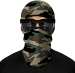 Pasamontañas Balaclava para adultos  Disfraz Halloween Máscara Cara Ski Snowboard Buff Deporte Camuflaje