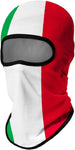 Pasamontañas Balaclava para adultos  Disfraz Halloween Máscara Cara Ski Snowboard Buff Deporte Bandera Italia Italian Flag Italy