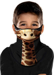 Braga Cuello orejeras para niños Animal jirafa Disfraz Halloween Máscara Cara Ski Snowboard Buff Deporte 