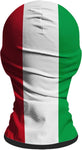 Pasamontañas Balaclava para adultos  Disfraz Halloween Máscara Cara Ski Snowboard Buff Deporte Bandera Italia Italian Flag Italy