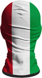 Pasamontañas Balaclava para adultos  Disfraz Halloween Máscara Cara Ski Snowboard Buff Deporte Bandera Italia Italian Flag Italy
