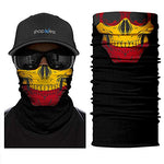 Braga Cuello Tubular para adultos Skull Skeleton Calavera Bandera España Spain Spanish Flag 