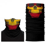 Braga Cuello Tubular para adultos Skull Skeleton Calavera Bandera España Spain Spanish Flag 