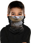 Braga Cuello Tubular para niños gato Animal máscara 