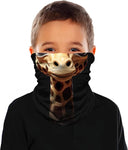 Braga Cuello Tubular para niños jirafa Animal máscara 