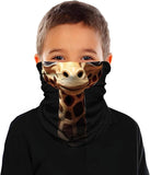 Braga Cuello Tubular para niños jirafa Animal máscara 