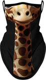 Braga Cuello orejeras para niños Animal jirafa Disfraz Halloween Máscara Cara Ski Snowboard Buff Deporte 