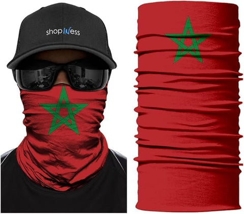 Braga Cuello Tubular · Bandera Marruecos