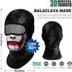 Pasamontañas Balaclava para adultos Disfraz Halloween Máscara Cara Ski Snowboard Buff Deporte Joker DC Comics Superhero Villain