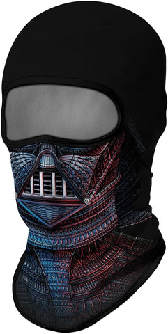 Pasamontañas Balaclava para adultos Disfraz Halloween Máscara Cara Ski Snowboard Buff Deporte Darth Vader Star Wars La Guerra de las Galaxias