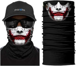 Braga Cuello Tubular para adultos Joker Batman Villano Superheroe DC Comics Payaso Fiesta Halloween Disfraz 