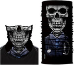 Braga Cuello Tubular para adultos Skull Skeleton Calavera Doctor Disfraz Halloween Máscara Cara Ski Snowboard Buff Deporte