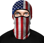 Pasamontañas Balaclava para adultos  Disfraz Halloween Máscara Cara Ski Snowboard Buff Deporte Bandera EEUU USA Flag United States