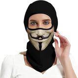 Pasamontañas Balaclava para adultos Skull Skeleton Calavera Feliz Dia de Los Muertos Mexico Disfraz Halloween Máscara Cara Ski Snowboard Buff Deporte Vendetta La Casa de Papel Money Heist