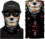 Braga Cuello Tubular Pañuelo para adultos Dia de los Muertos Halloween Mexico Coco Disney Pixar