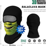 Pasamontañas Balaclava para adultos Disfraz Halloween Máscara Cara Ski Snowboard Buff Deporte Shrek
