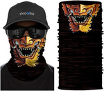 Braga Cuello Tubular para adultos Samurai Ninja China Asia Dragón