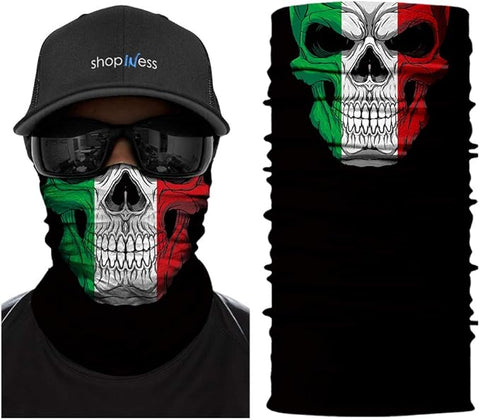 Braga Cuello Tubular · Skull Bandera Italia