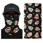 Braga Cuello Tubular para adultos Mexico Feliz Dia de los Muertos Halloween Fiesta Disfraz Carnaval