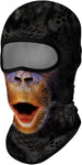 Pasamontañas Balaclava para adultos Disfraz Halloween Máscara Cara Ski Snowboard Buff Deporte Animal Mono Monkey Chimpanzee Planeta de los Simios Planet of the Apes