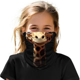 Braga Cuello Tubular para niños jirafa Animal máscara 