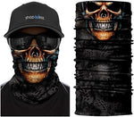 Braga Cuello Tubular para adultos Skull Skeleton Calavera Feliz Dia de Los Muertos Mexico Disfraz Halloween Máscara Cara Ski Snowboard Buff Deporte 