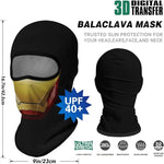 Pasamontañas Balaclava para adultos Disfraz Halloween Máscara Cara Ski Snowboard Buff Deporte Iron Man Man of Steel Marvel Comics Marvel Universe MCU Avengers Vengadores