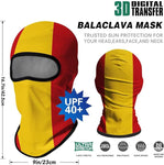 Pasamontañas Balaclava para adultos  Disfraz Halloween Máscara Cara Ski Snowboard Buff Deporte Bandera España Spanish Flag Spain